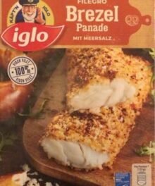 Iglo MSC Filegro Brezel Panade mit Meersalz