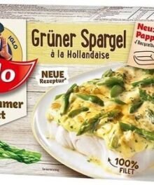 Iglo MSC Schlemmerfilet Grüner Spargel - á la Hollandaise