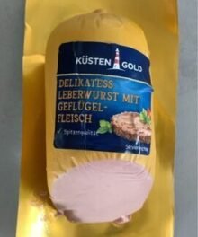 Küstengold Delikatess Leberwurst mit Geflügelfleisch