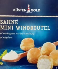 Küstengold Sahne Mini Windbeutel