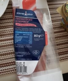 Küstengold Frühstücks-Schinken ger.