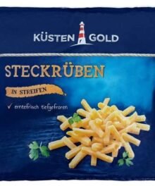 Küstengold Steckrüben in Streifen
