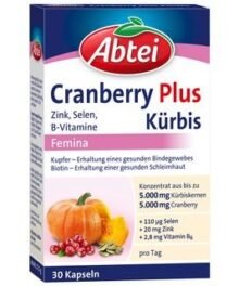 Abtei Cranberry Kürbis Plus Zink+Selen+B-Vitamine