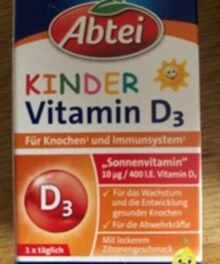 Abtei Vitamin D3 Kinder
