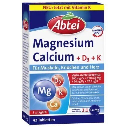 Abtei Magnesium Calcium + D3