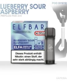 Elfbar Elfa Pod Blueberry Sour Raspberry 20mg/ml