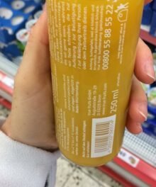 true fruits smoothie yellow