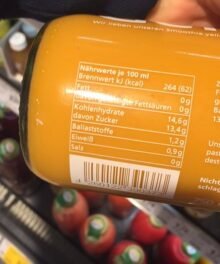 true fruits triple smoothie yellow