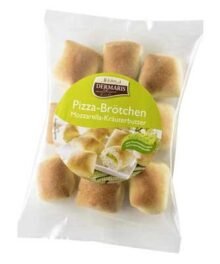 Dermaris Pizza-Brötchen Mozzarella-Kräuterbutter