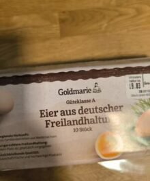 Goldmarie Eier Klasse L/M/S Freilandhaltung Bruderhahn-Aufzucht