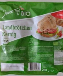 Jeden Tag Bio Landbrötchen Kernig 4er