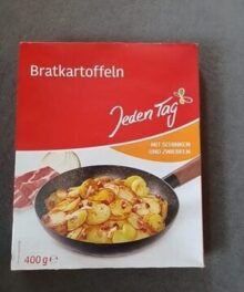 Jeden Tag Bratkartoffeln mit Schinken und Zwiebeln