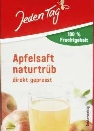 Jeden Tag Apfelsaft naturtrüb