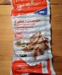 Jeden Tag Original Nürnberger Rostbratwürste