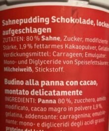 Jeden Tag Sahne-Pudding Schoko