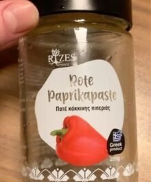 Rizes Greece Rote Paprikapaste
