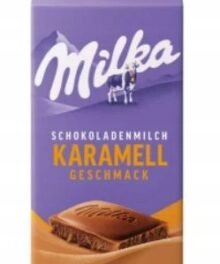 MILKA Schokolade Karamell Gekühlt