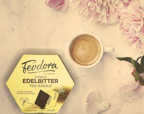 現貨 賭神巧克力 德國 Feodora巧克力 30片( 225G) Edelbitter 75%：圖片 2