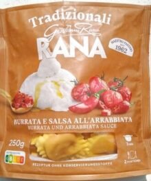 Rana Ravioli Burrata und Arrabbiata Sauce