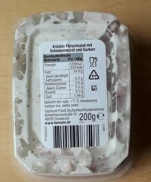 Homann Metzger Kräuter Fleischsalat