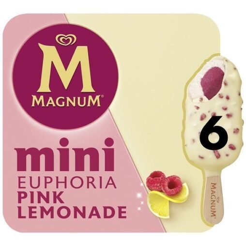 Magnum Mini Euphoria Pink Lemonade Multipack, 6 Stück