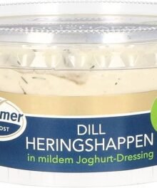 Büsumer Dill-Heringshappen in Joghurtsauce