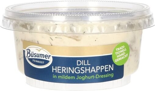 Büsumer Dill-Heringshappen in Joghurtsauce