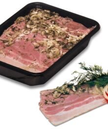 Bauch-Zwiebelfleisch in aromatischer Gewürzmarinade