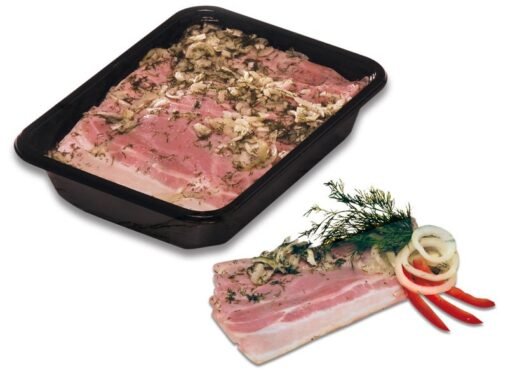 Bauch-Zwiebelfleisch in aromatischer Gewürzmarinade