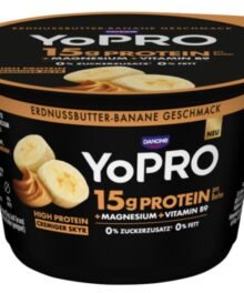 Danone Yopro Skyr Style Stracciatella, Erdnuss-Banane