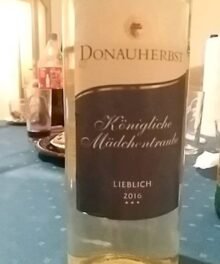 Donauherbst Königliche Mädchentraube lieblich