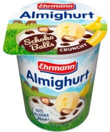 Ehrmann Almighurt Crunchy (Vanille, Banane, Classic, Erdbeer)
