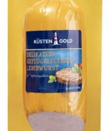 Goldmarie Delikatess-Leberwurst, grob, Packung mit 15 Stücken