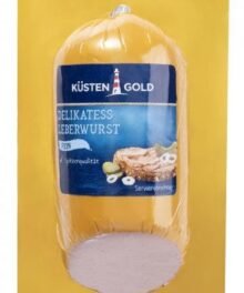 Goldmarie Kalbfleisch-Leberwurst, 8 Stück Packung