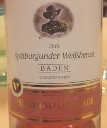 Heinrich Hansjakob Spätburgunder Weißherbst