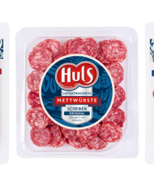 Huls Salami geschnitten