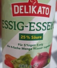 Jeden Tag Essigessenz 25% Säure in PET-Flasche