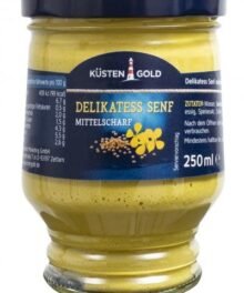 Küstengold Delikatess Senf mittelscharf