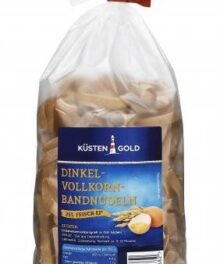 Küstengold Dinkel-Vollkorn Bandnudeln