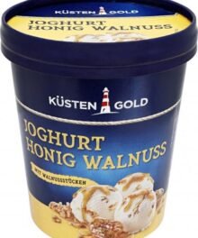 Küstengold Joghurt-Honig Walnuss Eis