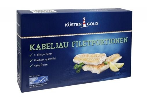 Küstengold MSC Kabeljaufilet