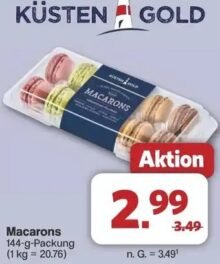Küstengold Macarons