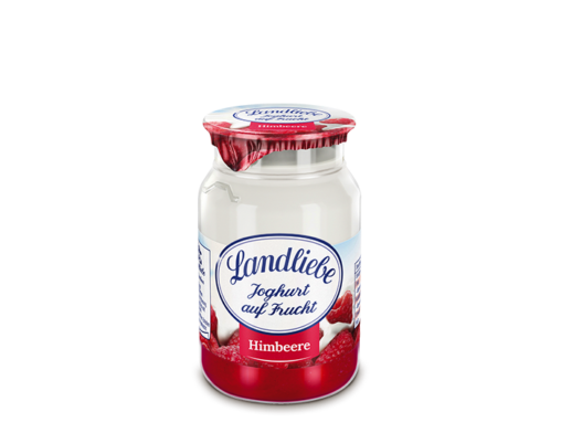 Landliebe Joghurt auf Frucht Himbeere & Heidelbeere