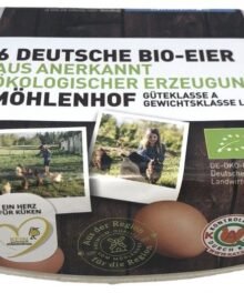 Möhlenhof Bio EU Eier Kl. M-L Bruderhahn Aufzucht