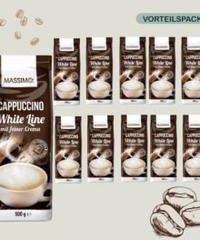 "Massimo Cappuccino White Line"