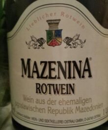 Mazenina Rotwein