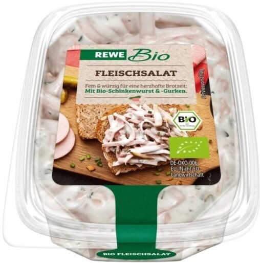 Mein herzhafter Fleischsalat mit Gurke