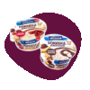Milram Porridge – Sorten Schoko-Banane und Kirsche-Cranberry