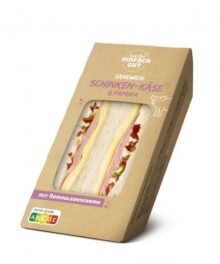 Natsu Einfach Gut Sandwich Schinken-Käse
