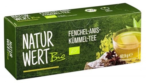 NaturWert Bio Fenchel-Anis-Kümmel Tee